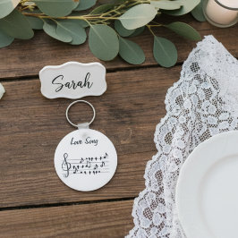 Liebe-Lied, Vögel, die zwischen den musikalischen  Schlüsselanhänger