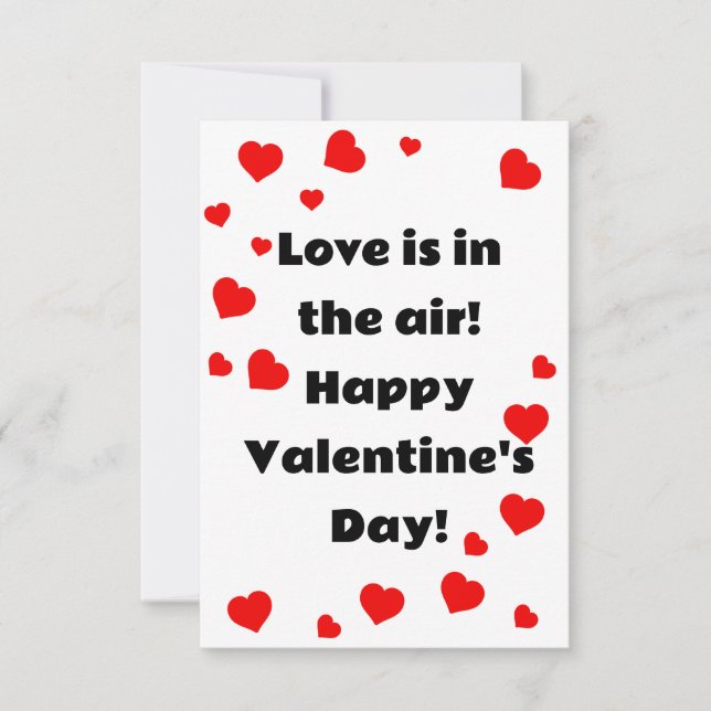 Liebe liegt in der Luft! Happy Valentine's Day Car (Vorderseite)