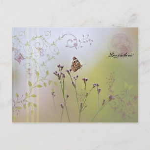 Liebe liegt in der Luft! Postkarte