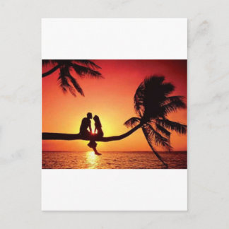 Liebe liegt in der Luft Postkarte