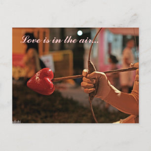 Liebe liegt in der Luft Postkarte