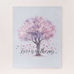 Liebe liegt in der Luft Purple Hearts Baum