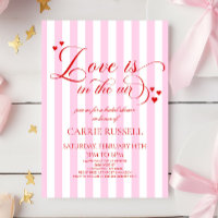 Liebe liegt in der Luft Rosa Rote Herzen Brautpart