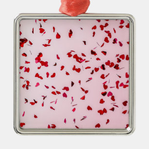 Liebe liegt in der Luft Silbernes Ornament