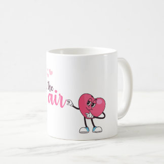 Liebe liegt in der Luft – süße Herz-Illustration V Kaffeetasse