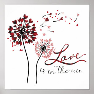 Liebe liegt in der Luft   Valentingeschenk   Urlau Poster