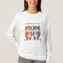 Liebe liegt in der Luft: Valentinischer T - Shirt
