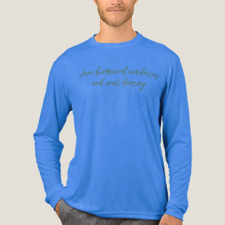 Liebe lieh sich unsere Gesichter und ging tanzen T Tri-Blend Shirt