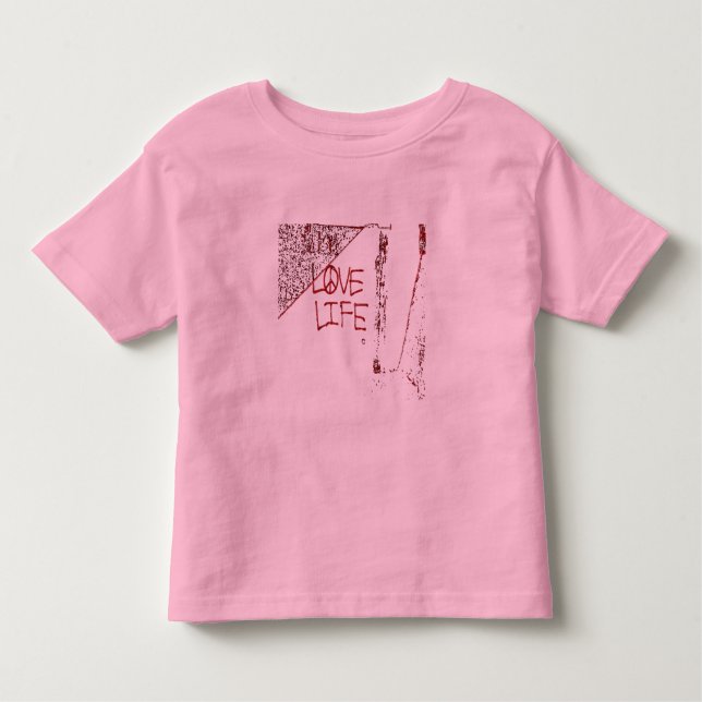 Liebe Life Graffiti Kleinkind T - Shirts (Vorderseite)