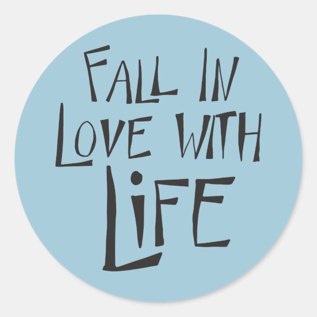 Liebe Life Motivierend Attitude Stickers (Vorderseite)