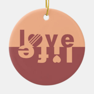 LIEBE LIFE-Ornamente Keramikornament