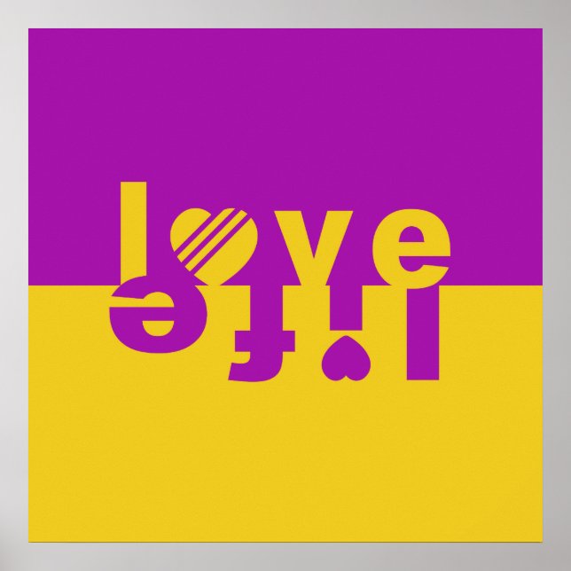 LIEBE LIFE-Plakat Poster (Vorne)