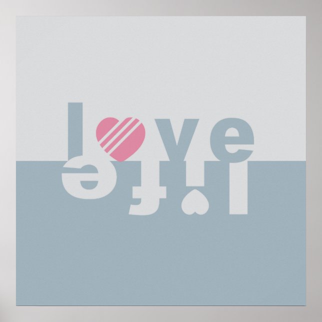 LIEBE LIFE-Plakat Poster (Vorne)
