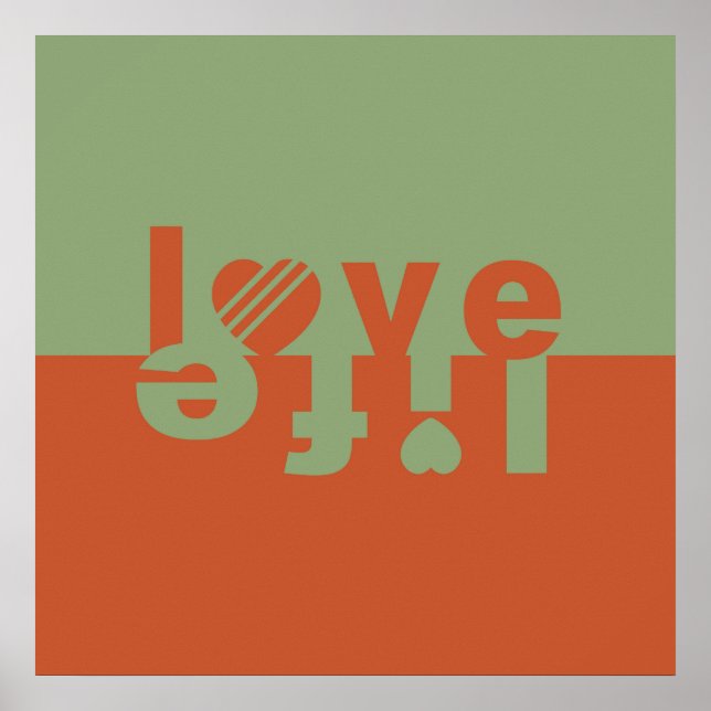 LIEBE LIFE-Plakat Poster (Vorne)