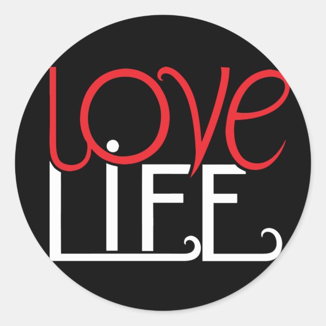 Liebe Life Sticker (Vorderseite)