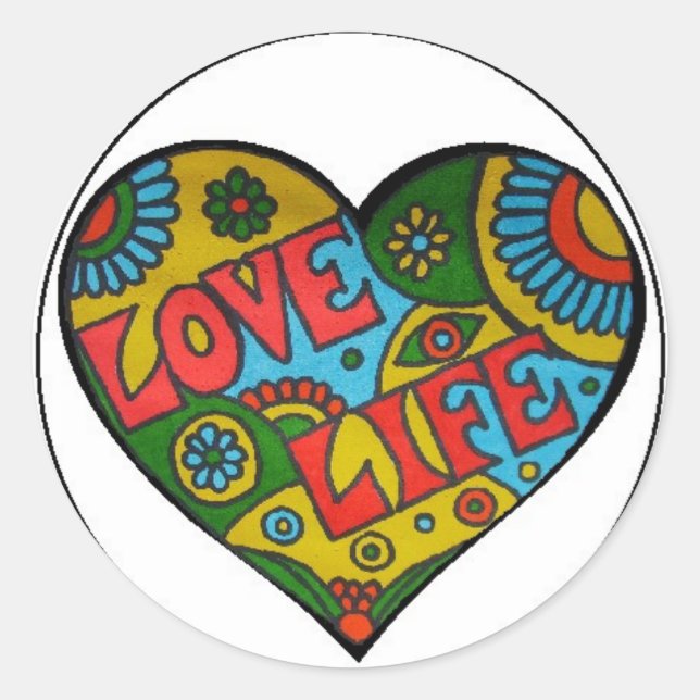 Liebe Life Sticker (Vorderseite)