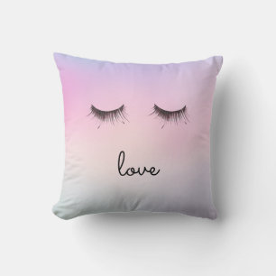 Liebe Lila Pink Gefärbte Krawatte Kissen