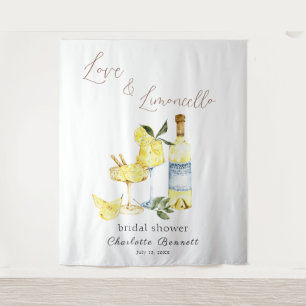 Liebe Limoncello Cocktail Brautparty Wandteppich