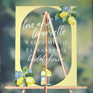 Liebe Limoncello Italienisches handgeschriebenes B Acrylschild