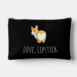 'Liebe, Lippenstift & Corgis' Corgi-Fans, Schwarz Zubehörtasche