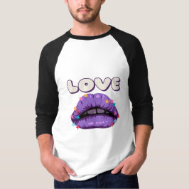 Liebe Lips Graphic T - Shirt