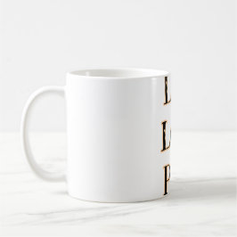 Liebe live spielen Schwarz-Orange Sportler modern  Kaffeetasse