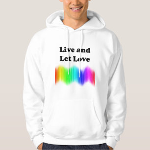 Liebe live und Gelassen Hoodie