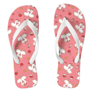 Liebe Llama Madness Flip Flops