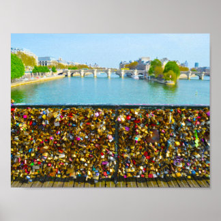 Liebe Lock Bridge Poster