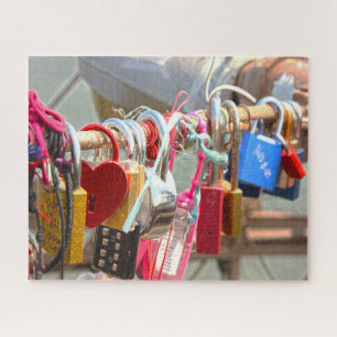 Liebe Locks Brooklyn Bridge New York.