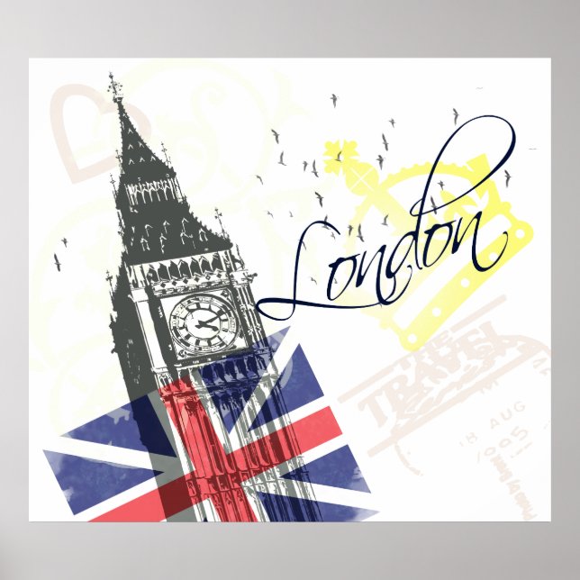 Liebe London Poster (Vorne)