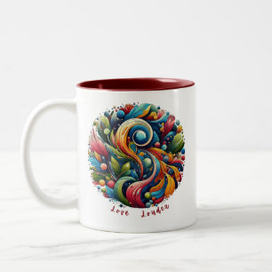 Liebe Louder individuell einstellbar Zweifarbige Tasse