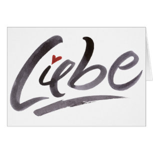 Liebe Love Hertz Heart Schoneschrift Letters