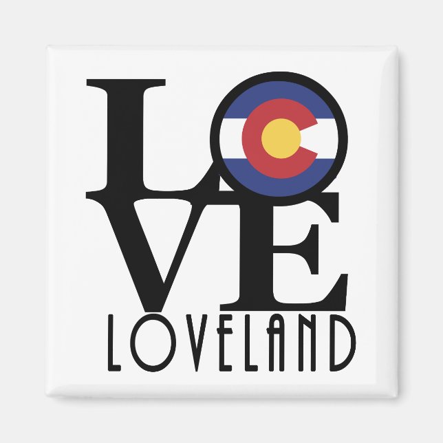 LIEBE Loveland Colorado Magnet (Vorne)