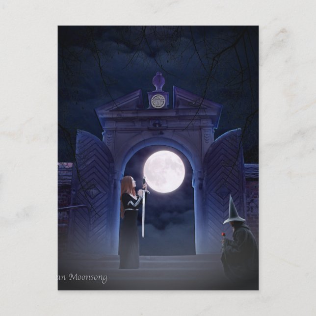 Liebe Lunar Postkarte (Vorderseite)