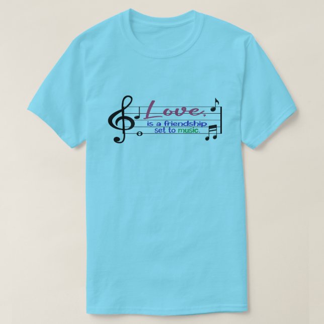 Liebe, lustige Geschenke T-Shirt (Design vorne)