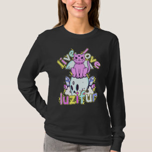 Liebe Luzifur Pastel Goth Creepy Niedlicher Dämon  T-Shirt