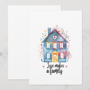 Liebe Macht Ein Familien-Geschenk, Einweihungsgesc Einladung