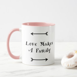 Liebe macht eine Familie - die Parenting Pflege Tasse