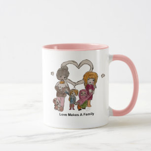 Liebe macht eine Familie durch Ainsley--11 Tasse