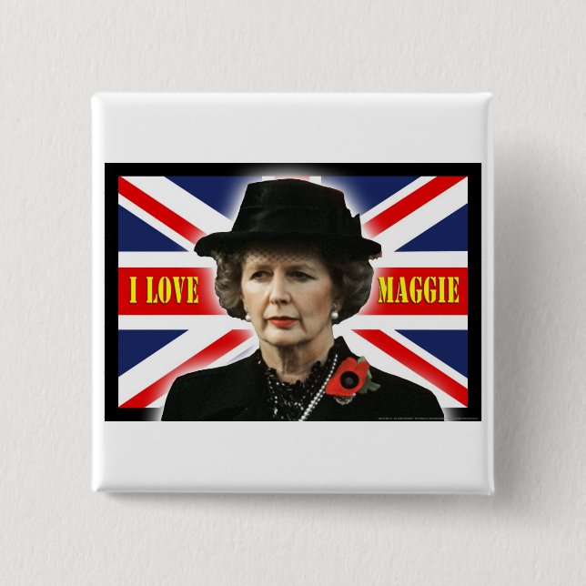 Liebe Maggie Margaret Thatcher I Button (Vorderseite)