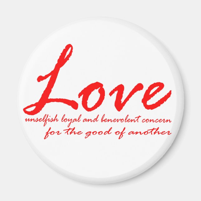 Liebe Magnet (Vorne)