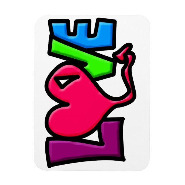 Liebe Magnet (Vertikal)