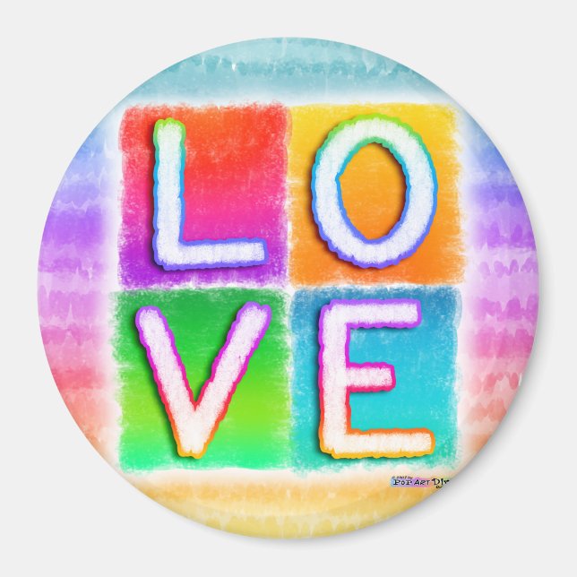 Liebe-Magnete Magnet (Vorne)