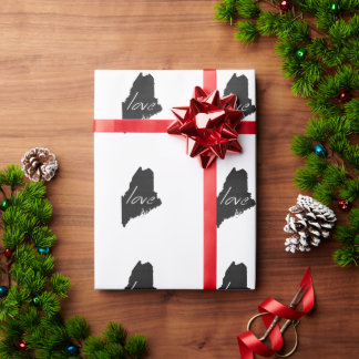 Liebe Maine Geschenkpapier