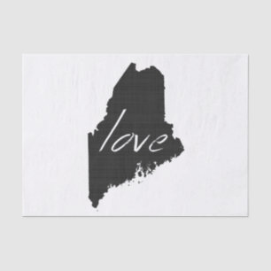Liebe Maine Seidenpapier