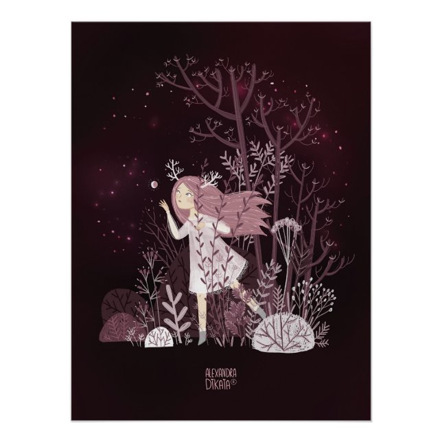 Liebe Mairy-tale von Alexandra Dikaia Liebe Poster (Vorderseite)