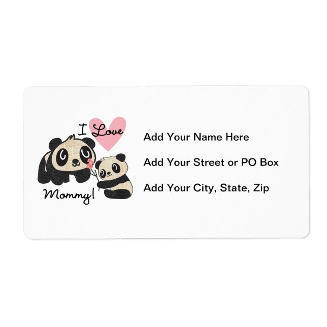 Liebe-Mama der Panda-I (Vorne)