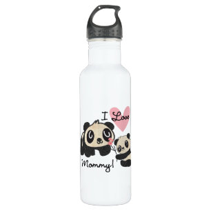 Liebe-Mama der Panda-I Trinkflasche