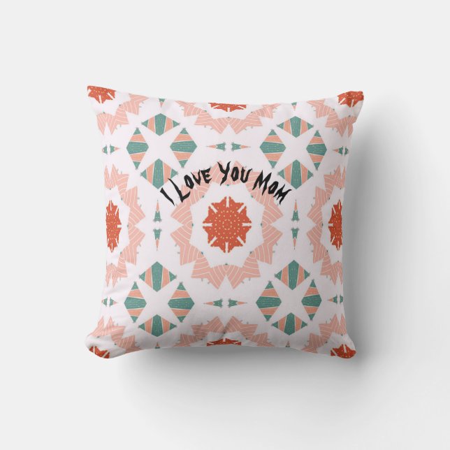 Liebe Mama Einzigartig Luxus Living Throw Psillow Kissen (Vorderseite)